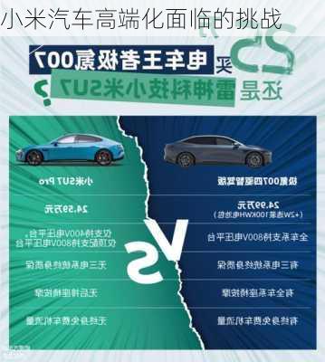小米汽车高端化面临的挑战