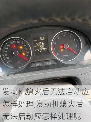 发动机熄火后无法启动应怎样处理,发动机熄火后无法启动应怎样处理呢