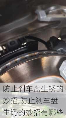 防止刹车盘生锈的妙招,防止刹车盘生锈的妙招有哪些