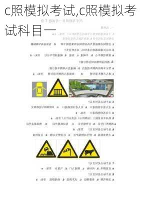 c照模拟考试,c照模拟考试科目一