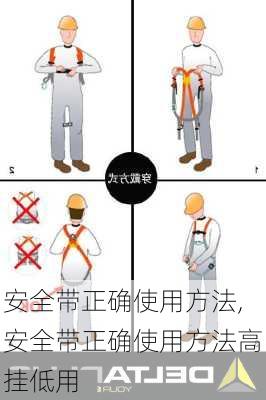 安全带正确使用方法,安全带正确使用方法高挂低用