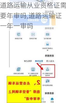 道路运输从业资格证需要年审吗,道路运输证一年一审吗
