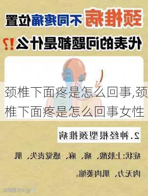 颈椎下面疼是怎么回事,颈椎下面疼是怎么回事女性