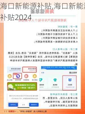 海口新能源补贴,海口新能源补贴2024