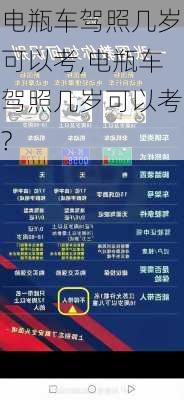 电瓶车驾照几岁可以考,电瓶车驾照几岁可以考?