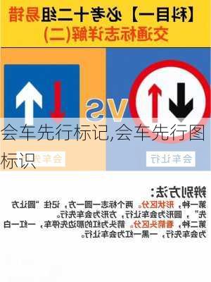 会车先行标记,会车先行图标识