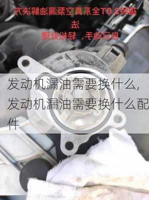 发动机漏油需要换什么,发动机漏油需要换什么配件