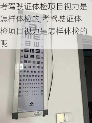 考驾驶证体检项目视力是怎样体检的,考驾驶证体检项目视力是怎样体检的呢