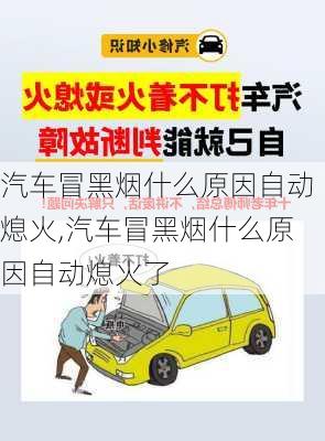 汽车冒黑烟什么原因自动熄火,汽车冒黑烟什么原因自动熄火了