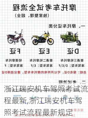 浙江瑞安机车驾照考试流程最新,浙江瑞安机车驾照考试流程最新规定