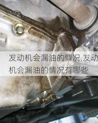 发动机会漏油的情况,发动机会漏油的情况有哪些
