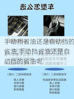 手动挡省油还是自动挡的省油,手动挡省油还是自动挡的省油呢