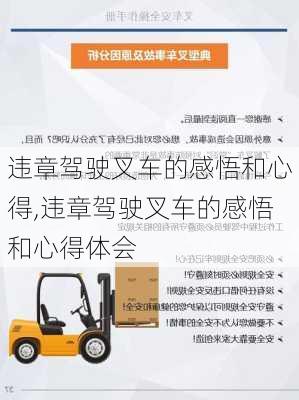 违章驾驶叉车的感悟和心得,违章驾驶叉车的感悟和心得体会