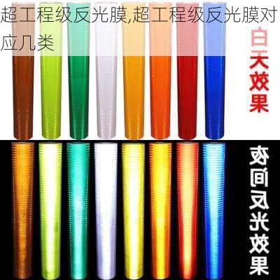 超工程级反光膜,超工程级反光膜对应几类
