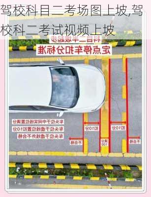 驾校科目二考场图上坡,驾校科二考试视频上坡