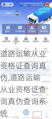 道路运输从业资格证查询真伪,道路运输从业资格证查询真伪查询系统