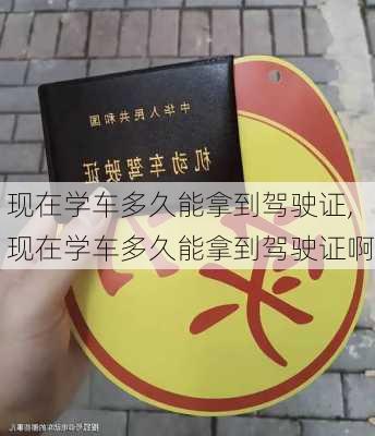现在学车多久能拿到驾驶证,现在学车多久能拿到驾驶证啊