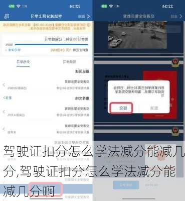 驾驶证扣分怎么学法减分能减几分,驾驶证扣分怎么学法减分能减几分啊