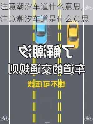 注意潮汐车道什么意思,注意潮汐车道是什么意思