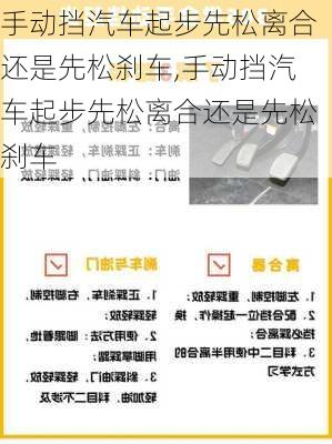 手动挡汽车起步先松离合还是先松刹车,手动挡汽车起步先松离合还是先松刹车