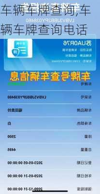车辆车牌查询,车辆车牌查询电话