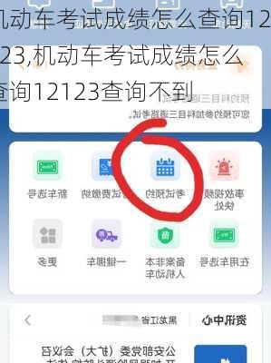 机动车考试成绩怎么查询12123,机动车考试成绩怎么查询12123查询不到