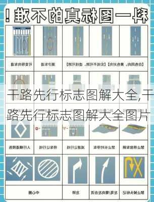 干路先行标志图解大全,干路先行标志图解大全图片
