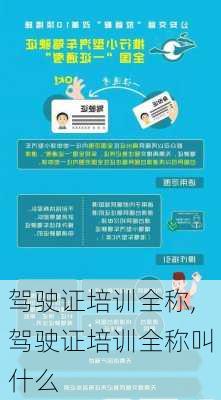 驾驶证培训全称,驾驶证培训全称叫什么