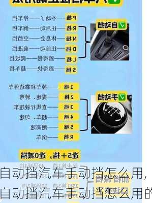 自动挡汽车手动挡怎么用,自动挡汽车手动挡怎么用的