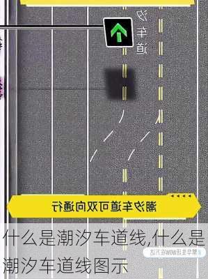 什么是潮汐车道线,什么是潮汐车道线图示