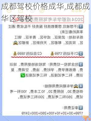 成都驾校价格成华,成都成华区驾校